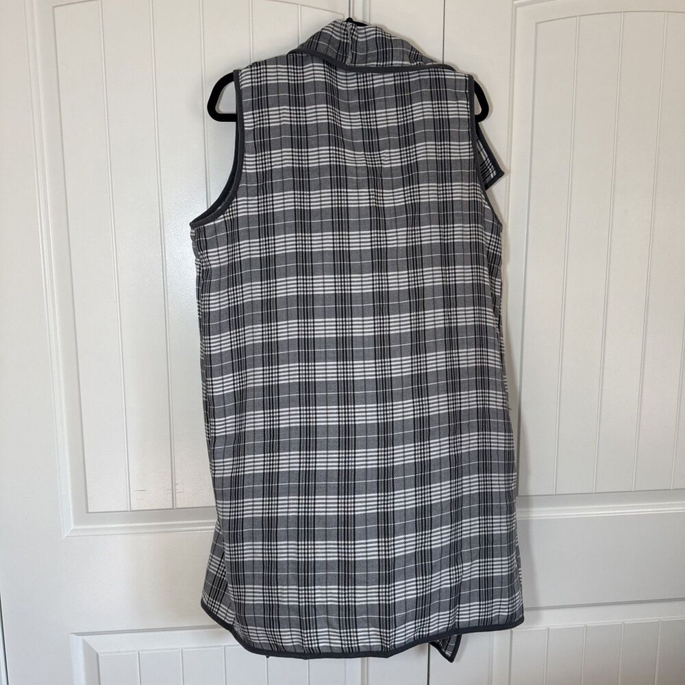 Unbranded XXL Plaid Long Vest - Picture 3 of 8